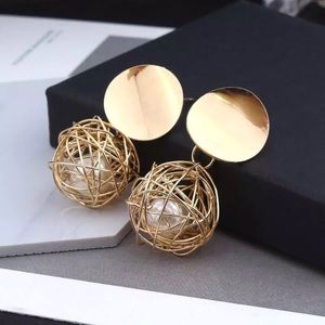 Vintage Geometric Statement Earrings Fashion Metal Earrings For Women Jewelry